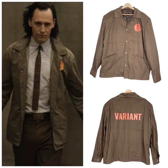 Marvel Other - Men's TVA Loki Variant Cotton Jacket Variant on the Back Size 3XL NWT